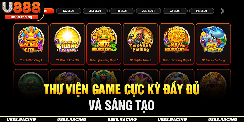 Thư mục game sáng tạo tại U888